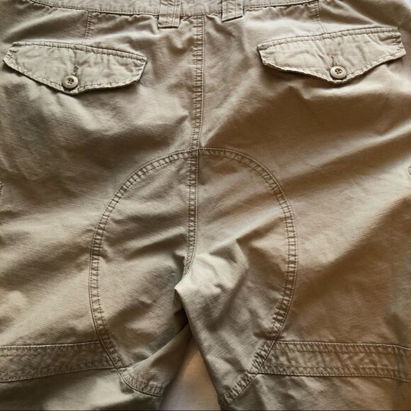 Vintage Midtown Mens 40 Heavy Duty Cargo  Shorts in Khaki Gray - Picture 11 of 13
